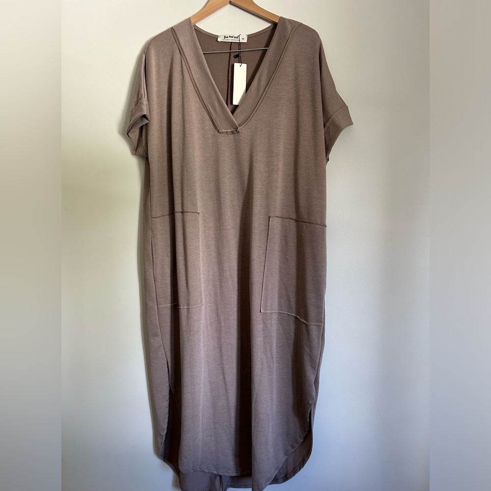Sz XL Three Bird Nest midi dress